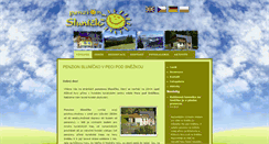 Desktop Screenshot of penzion-slunicko-pec-pod-snezkou.cz